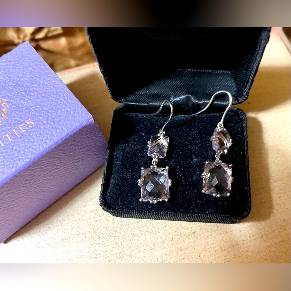 Rarities by Carol Brodie NWT Rose Quartz Earrings 💖